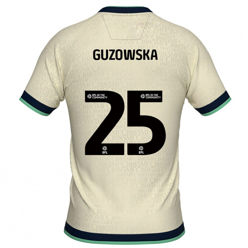 Danxen Women Sara Guzowska #25 Champagne Navy Away Jersey 2025/26 T-Shirt