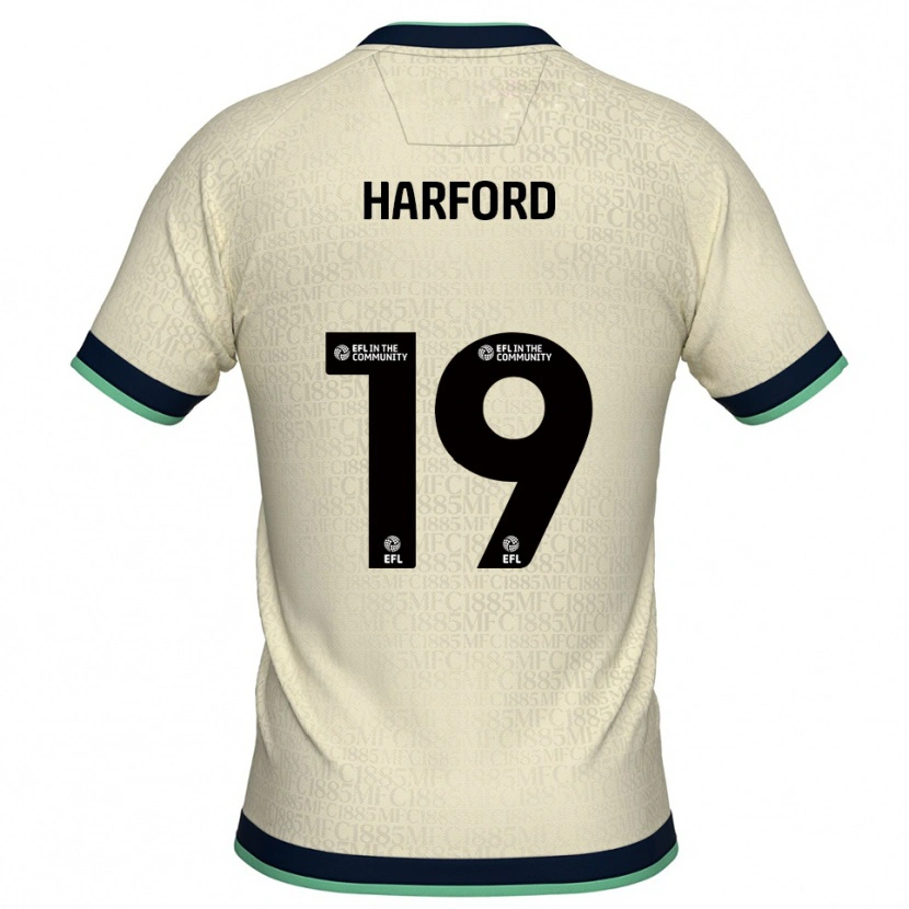 Danxen Women Beth Harford #19 Champagne Navy Away Jersey 2025/26 T-Shirt