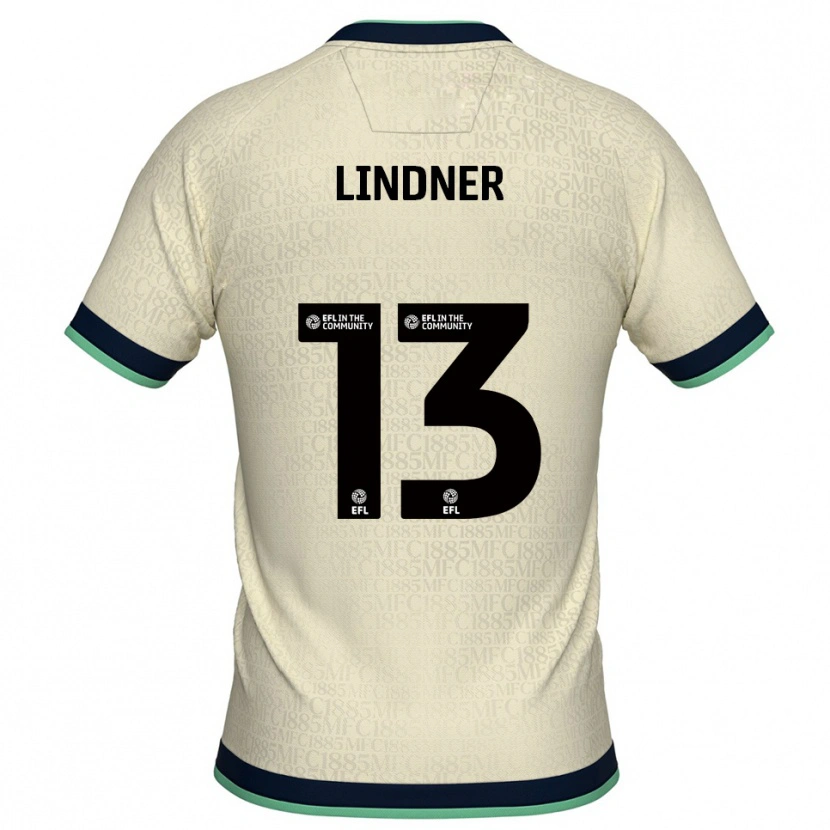 Danxen Women Caspar Lindner #13 Champagne Navy Away Jersey 2025/26 T-Shirt