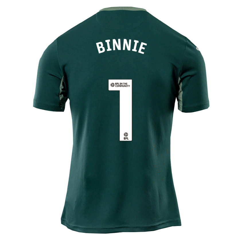 Danxen Women Ethan Binnie #1 Green White Purple Away Jersey 2025/26 T-Shirt