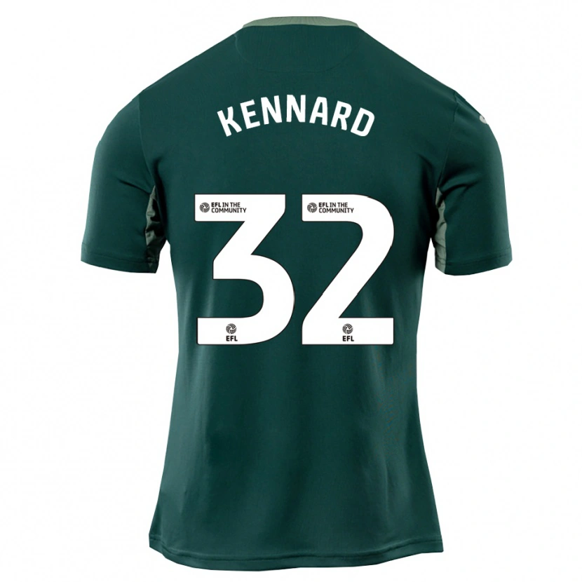 Danxen Women Holly Kennard #32 Green White Purple Away Jersey 2025/26 T-Shirt