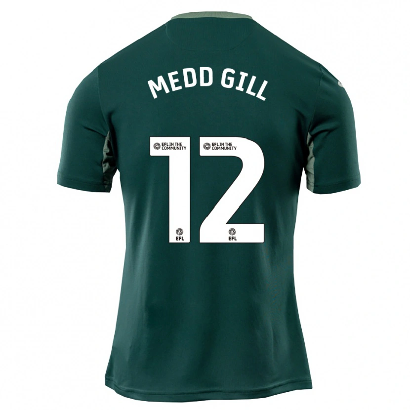 Danxen Women Tamsin Medd-Gill #12 Green White Purple Away Jersey 2025/26 T-Shirt