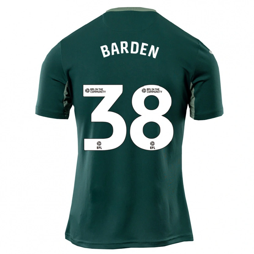 Danxen Women Daniel Barden #38 Green White Purple Away Jersey 2025/26 T-Shirt