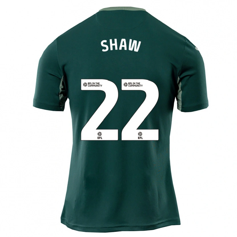 Danxen Women Shannon Shaw #22 Green White Purple Away Jersey 2025/26 T-Shirt