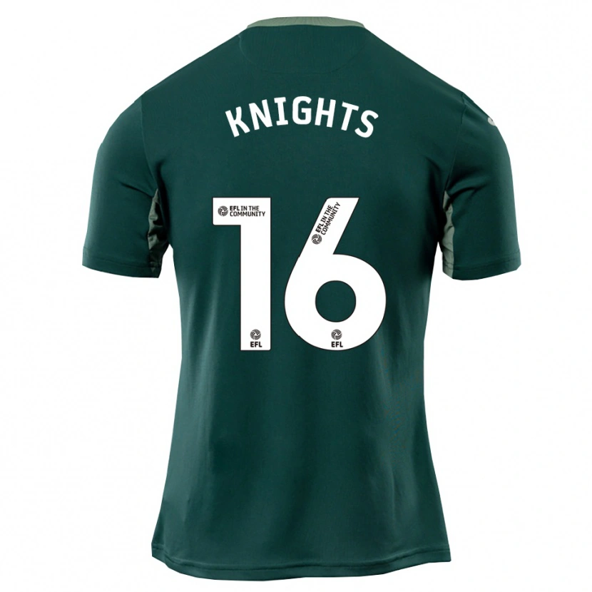 Danxen Women Katie Knights #16 Green White Purple Away Jersey 2025/26 T-Shirt