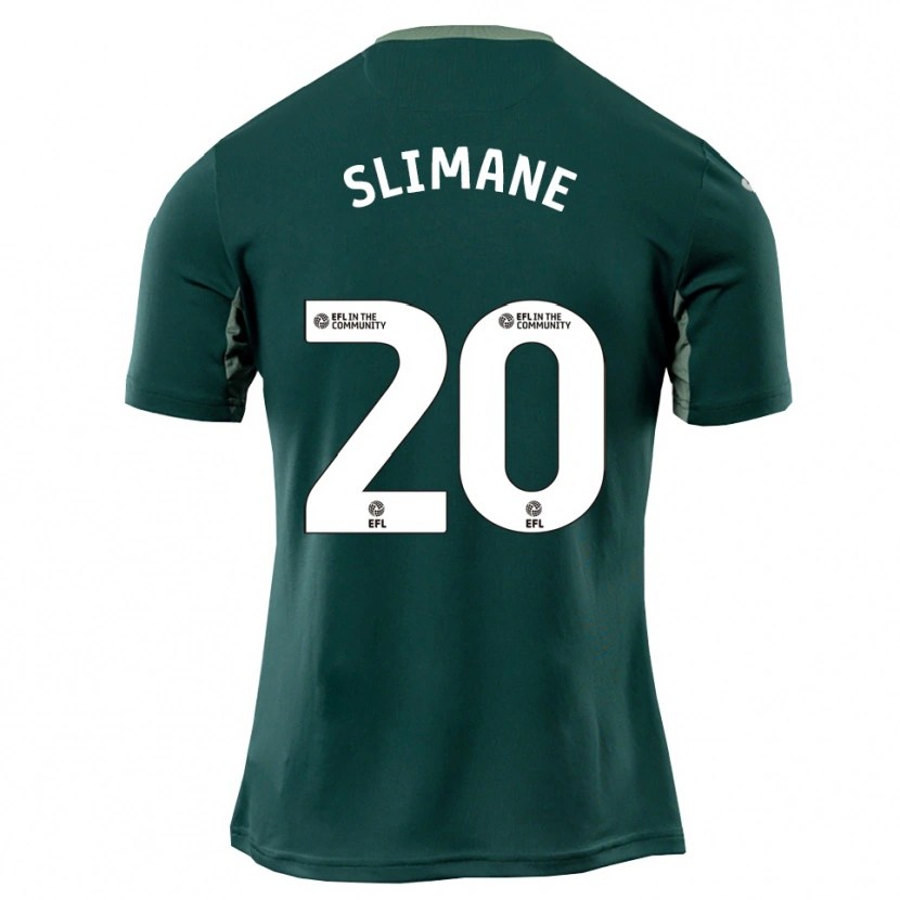 Danxen Women Anis Slimane #20 Green White Purple Away Jersey 2025/26 T-Shirt