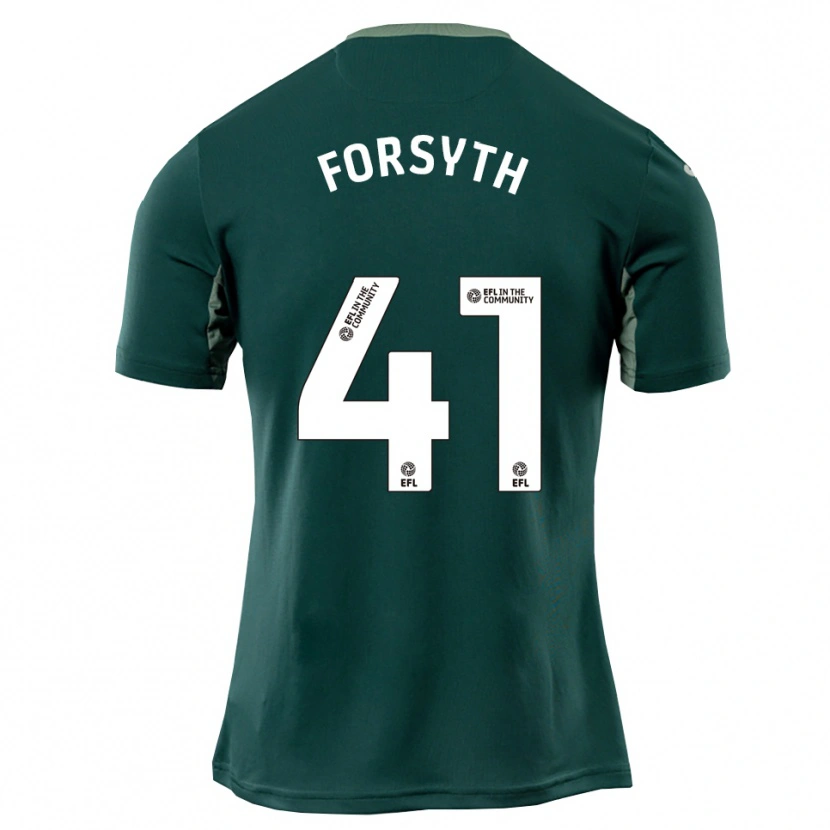 Danxen Women Gabe Forsyth #41 Green White Purple Away Jersey 2025/26 T-Shirt