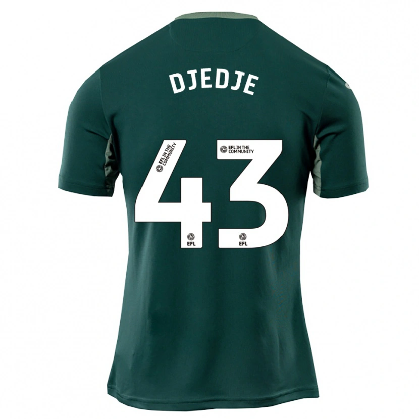 Danxen Women Uriah Djedje #43 Green White Purple Away Jersey 2025/26 T-Shirt