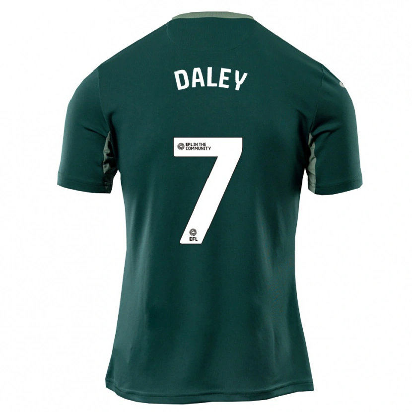Danxen Women Damari Daley #7 Green White Purple Away Jersey 2025/26 T-Shirt