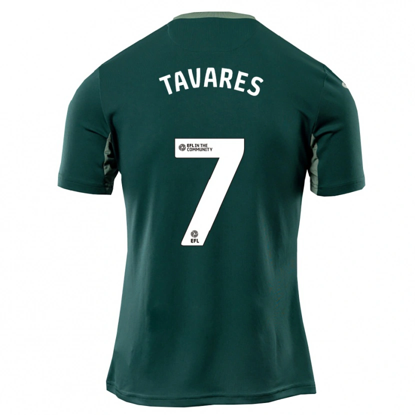 Danxen Women Ajay Tavares #7 Green White Purple Away Jersey 2025/26 T-Shirt