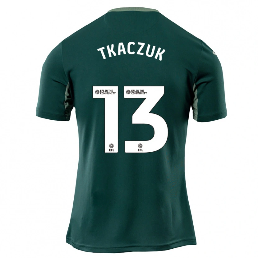 Danxen Women Nikodem Tkaczuk #13 Green White Purple Away Jersey 2025/26 T-Shirt