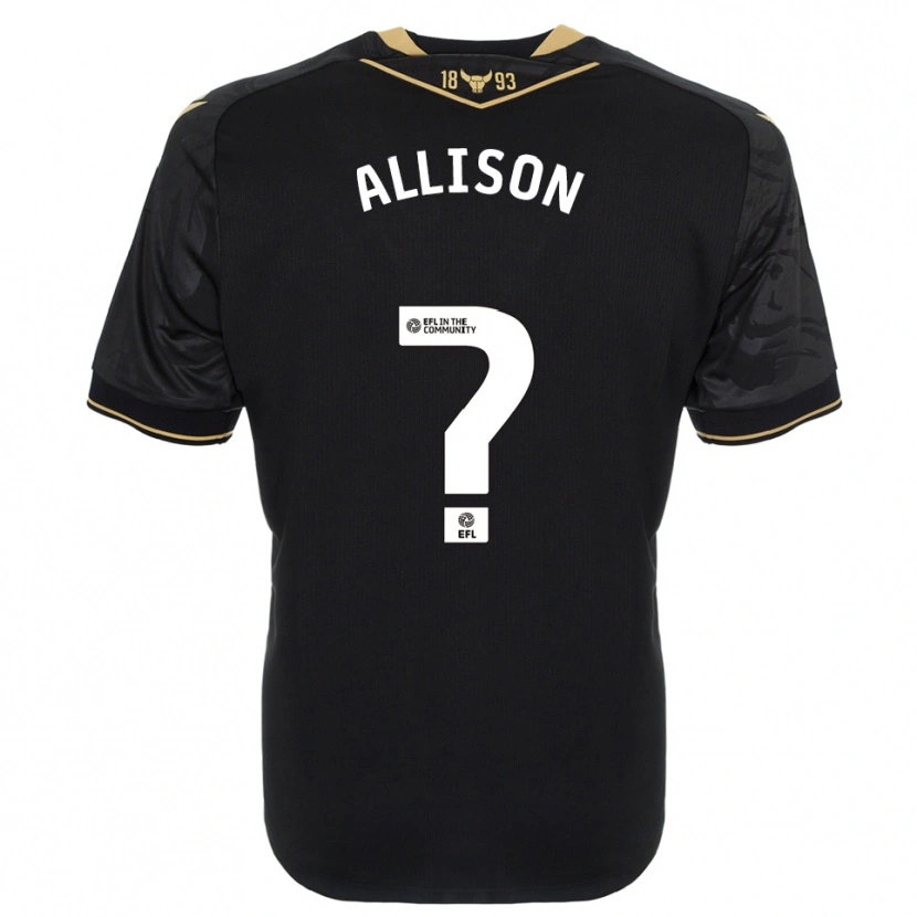 Danxen Women Lauren Allison #0 Black Gold Away Jersey 2025/26 T-Shirt