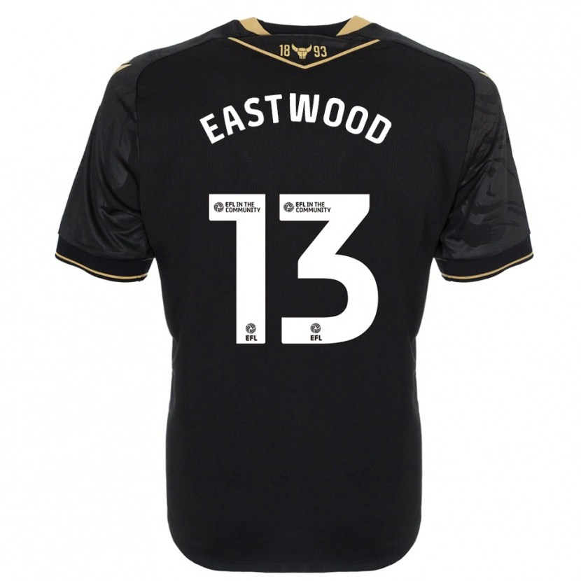 Danxen Women Simon Eastwood #13 Black Gold Away Jersey 2025/26 T-Shirt