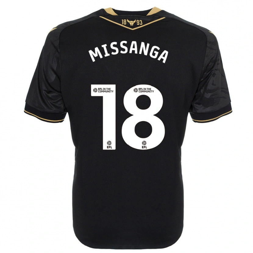 Danxen Women Mo Missanga #18 Black Gold Away Jersey 2025/26 T-Shirt
