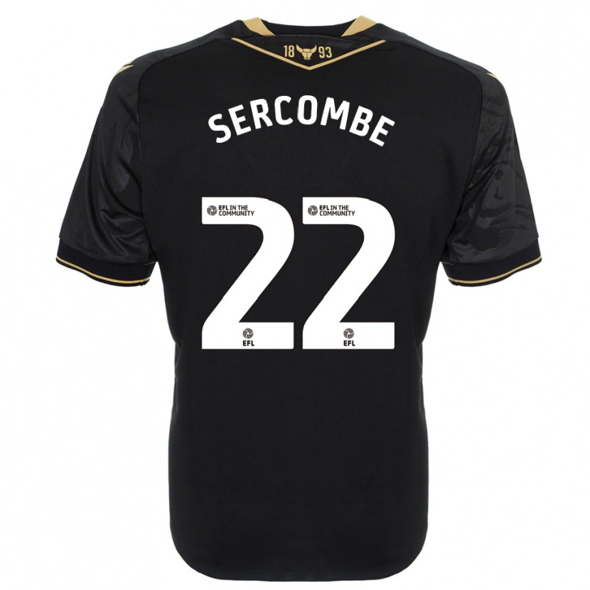 Danxen Women Paris Sercombe #22 Black Gold Away Jersey 2025/26 T-Shirt