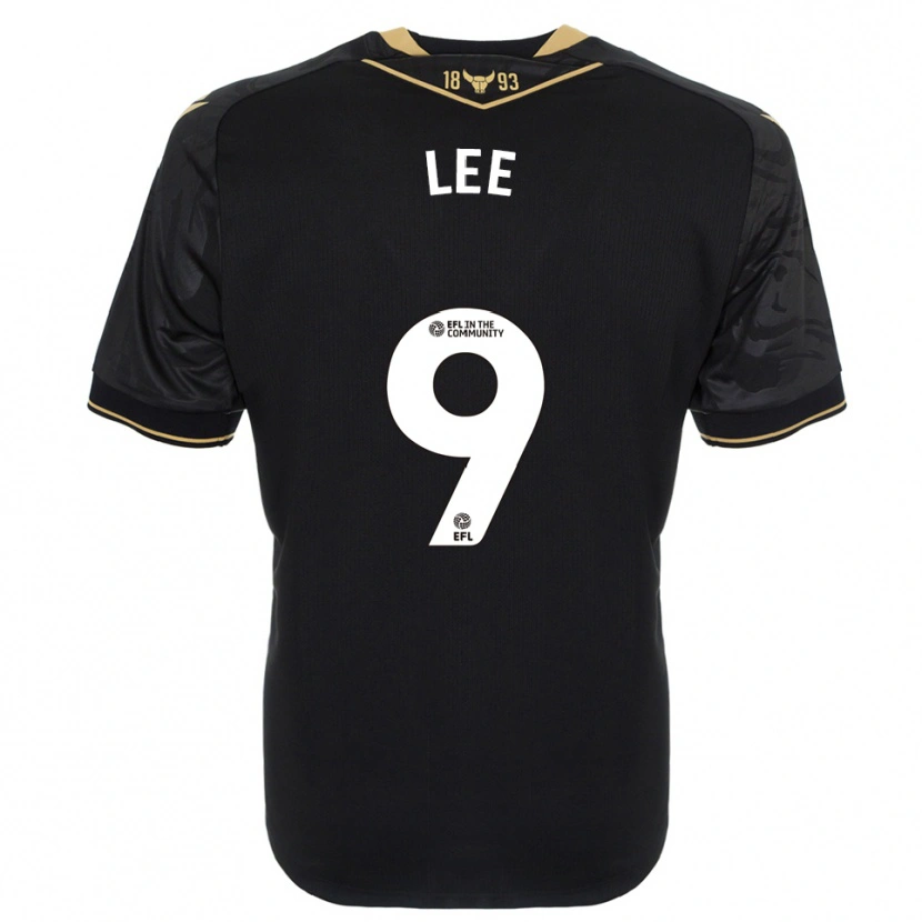 Danxen Women Jack Lee #9 Black Gold Away Jersey 2025/26 T-Shirt