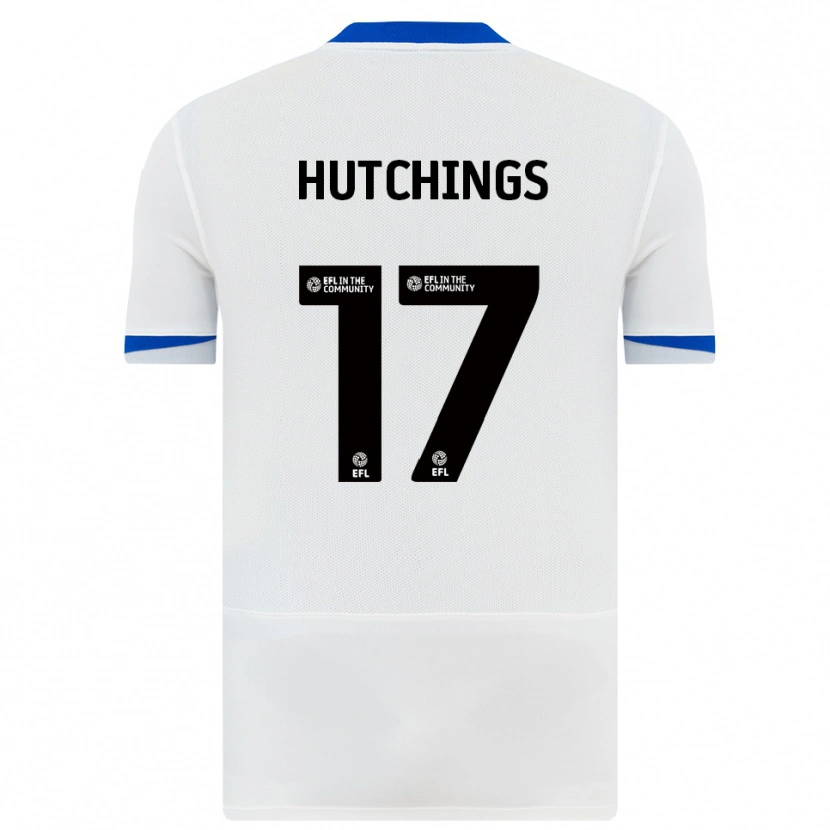 Danxen Women Annie Hutchings #17 White Black Away Jersey 2025/26 T-Shirt