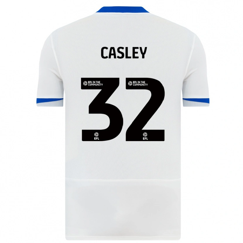 Danxen Women Riva Casley #32 White Black Away Jersey 2025/26 T-Shirt