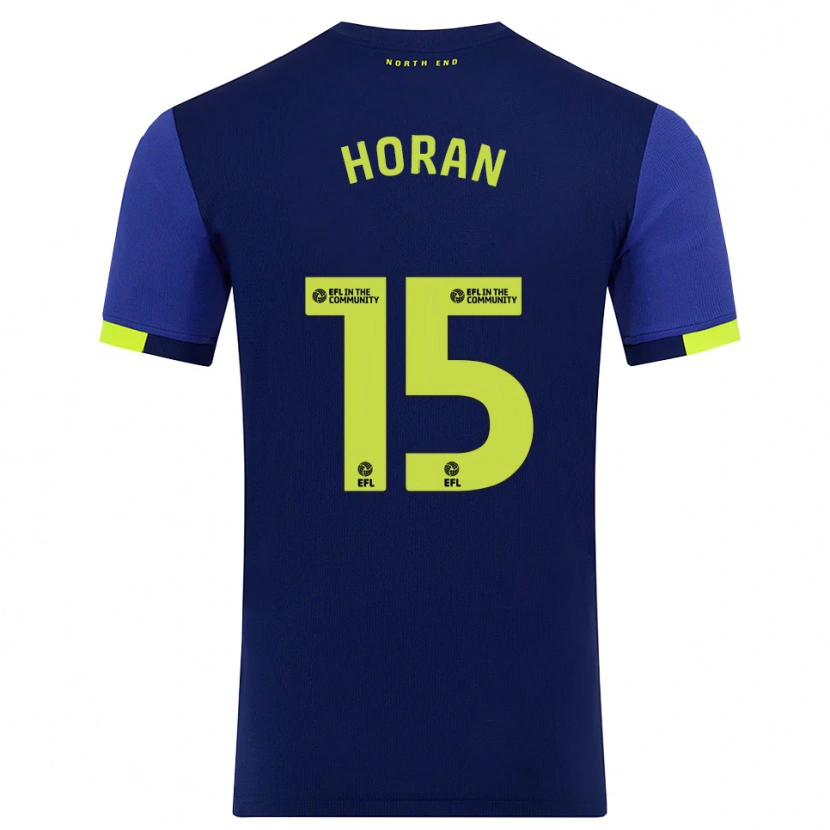 Danxen Women Ellis Horan #15 Navy Yellow Away Jersey 2025/26 T-Shirt