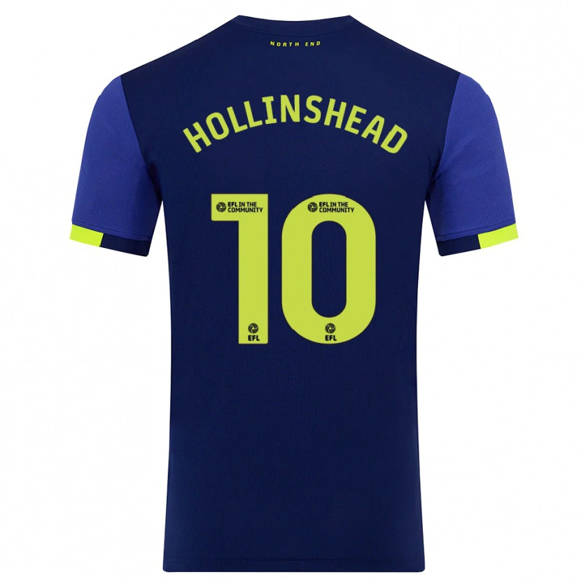 Danxen Women Emily Hollinshead #10 Navy Yellow Away Jersey 2025/26 T-Shirt