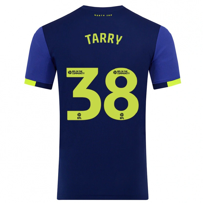 Danxen Women Troy Tarry #38 Navy Yellow Away Jersey 2025/26 T-Shirt