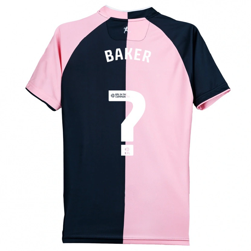 Danxen Women Faye Baker #0 Pink Black Away Jersey 2025/26 T-Shirt