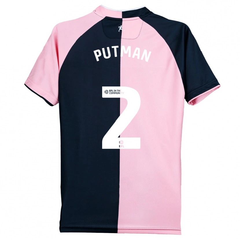 Danxen Women Jaiden Putman #2 Pink Black Away Jersey 2025/26 T-Shirt