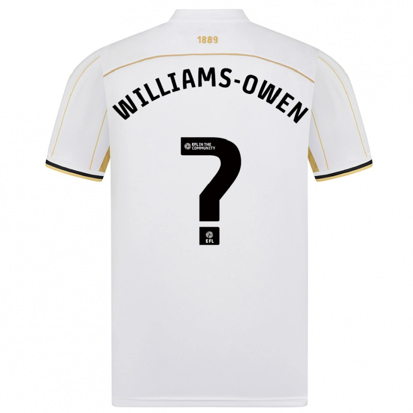 Danxen Women Brooke Williams-Owen #0 White Gold Away Jersey 2025/26 T-Shirt
