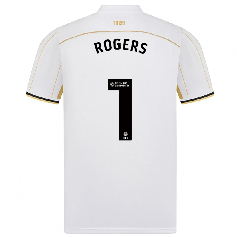 Danxen Women Sian Rogers #1 White Gold Away Jersey 2025/26 T-Shirt