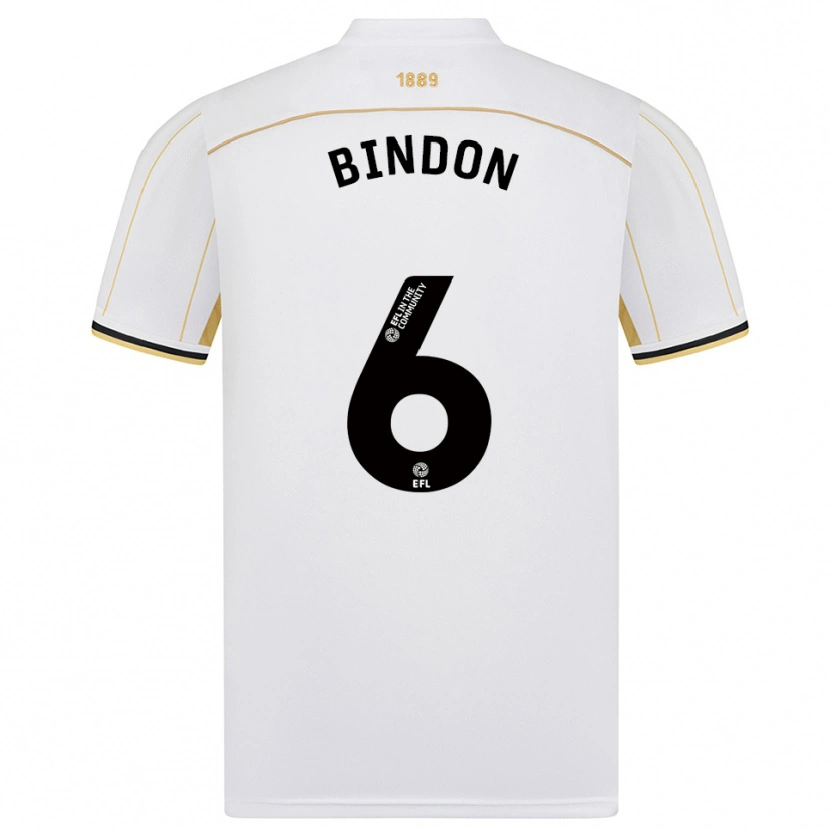 Danxen Women Tyler Bindon #6 White Gold Away Jersey 2025/26 T-Shirt