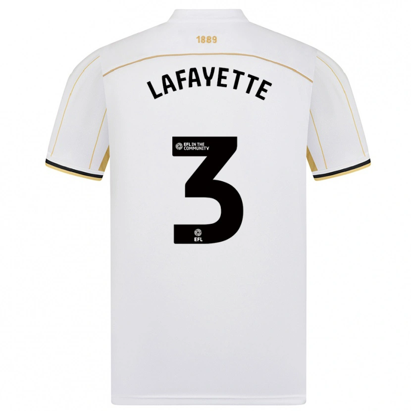 Danxen Women Abbie Lafayette #3 White Gold Away Jersey 2025/26 T-Shirt
