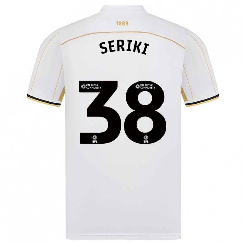 Danxen Women Femi Seriki #38 White Gold Away Jersey 2025/26 T-Shirt