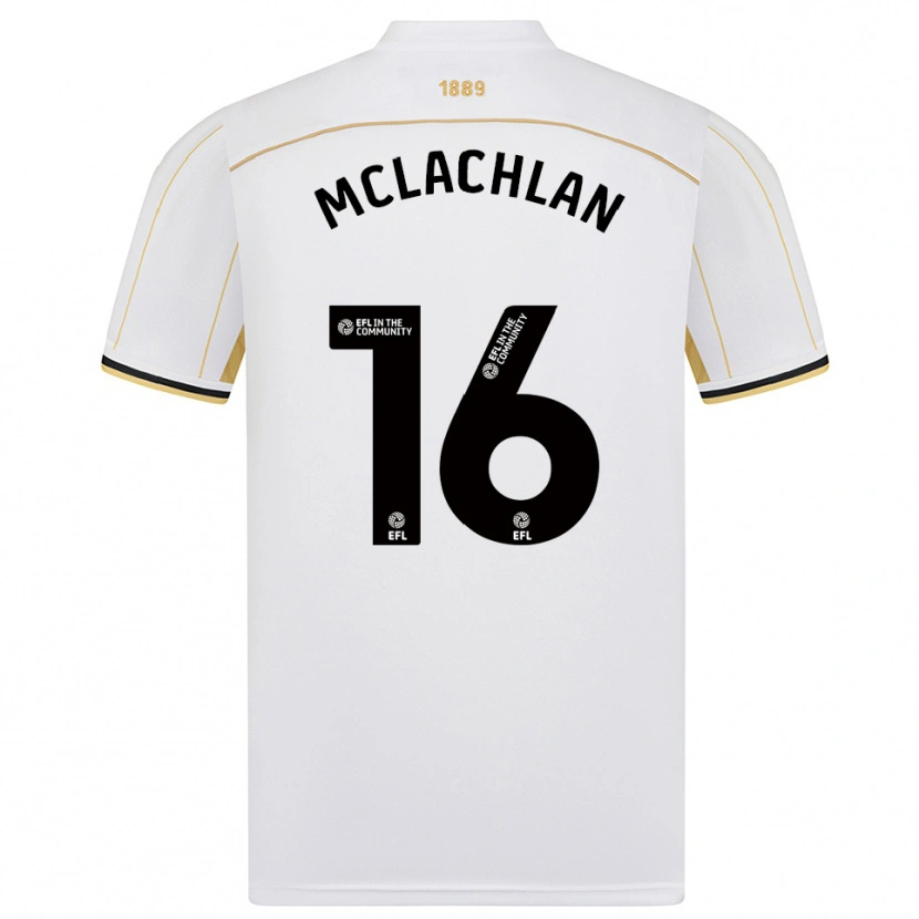 Danxen Women Riley Mclachlan #16 White Gold Away Jersey 2025/26 T-Shirt