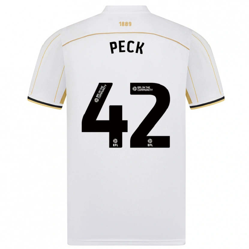 Danxen Women Sydie Peck #42 White Gold Away Jersey 2025/26 T-Shirt