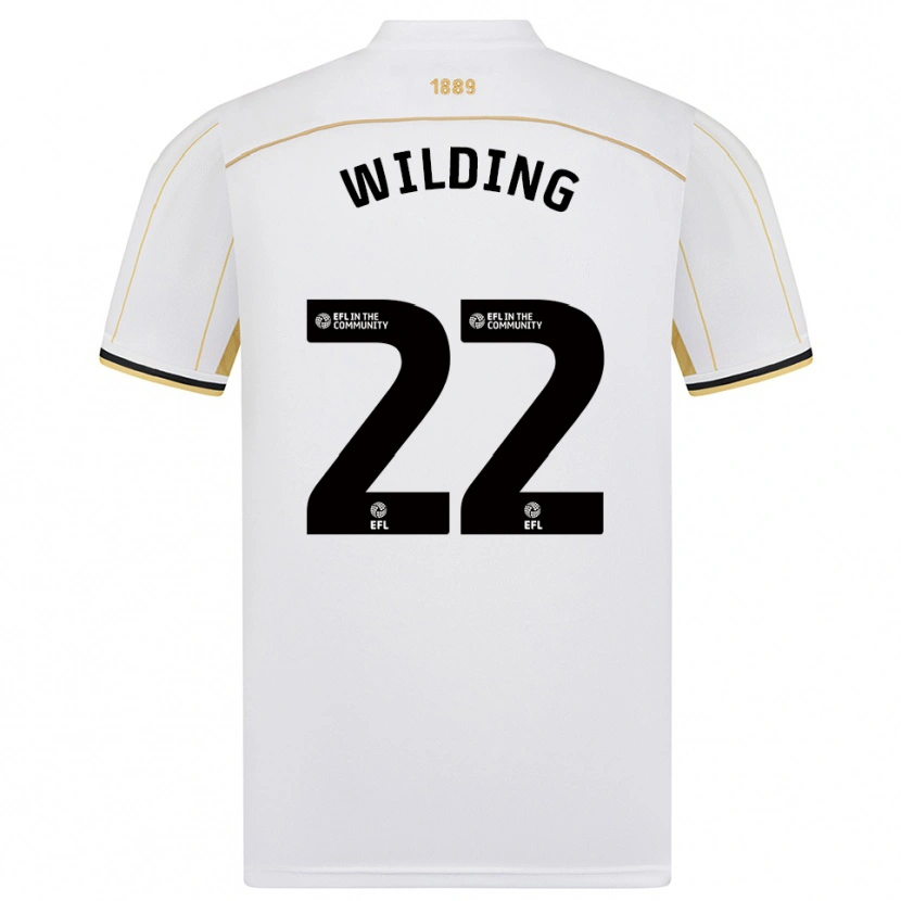 Danxen Women Annie Wilding #22 White Gold Away Jersey 2025/26 T-Shirt
