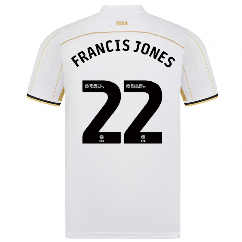 Danxen Women Maria Francis-Jones #22 White Gold Away Jersey 2025/26 T-Shirt