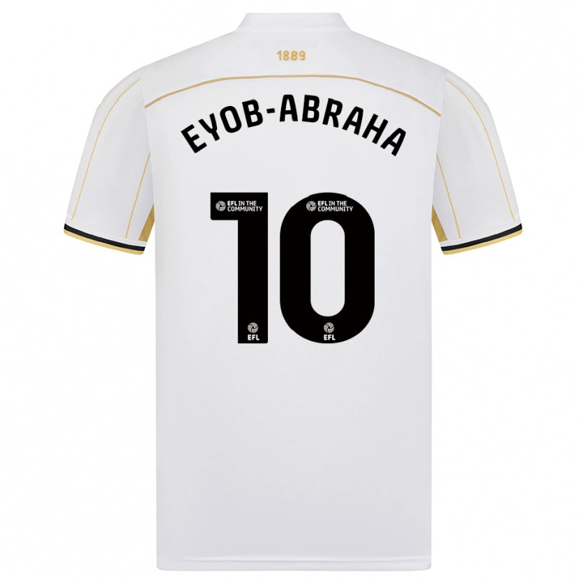 Danxen Women Siem Eyob-Abraha #10 White Gold Away Jersey 2025/26 T-Shirt
