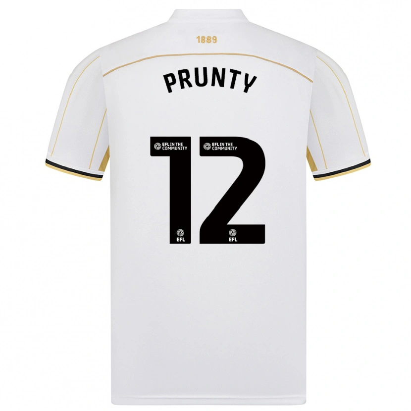 Danxen Women Jayden Prunty #12 White Gold Away Jersey 2025/26 T-Shirt