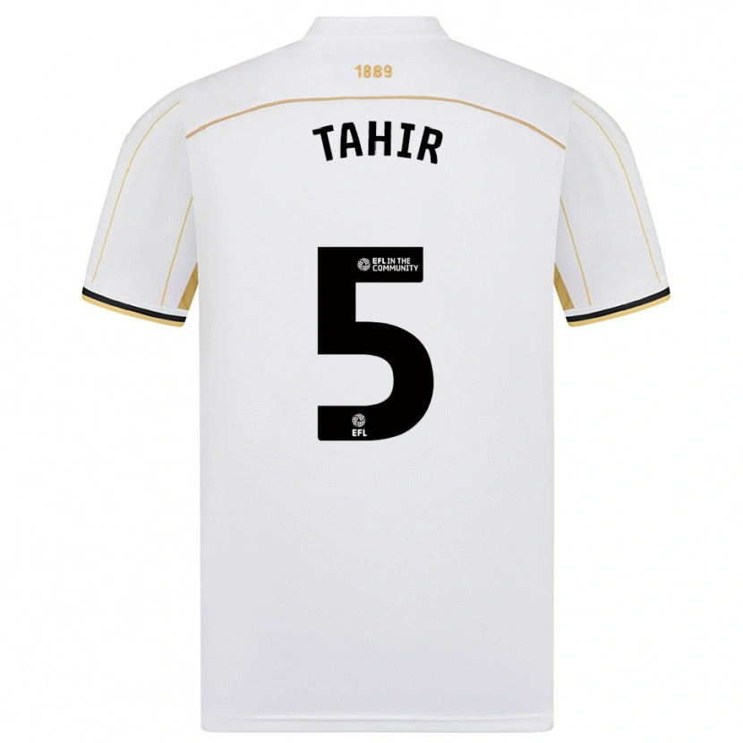 Danxen Women Zain Tahir #5 White Gold Away Jersey 2025/26 T-Shirt