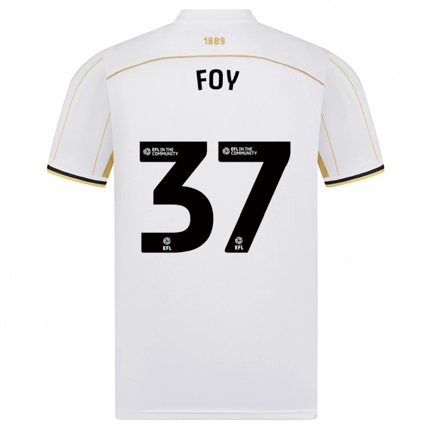 Danxen Women Grace Foy #37 White Gold Away Jersey 2025/26 T-Shirt
