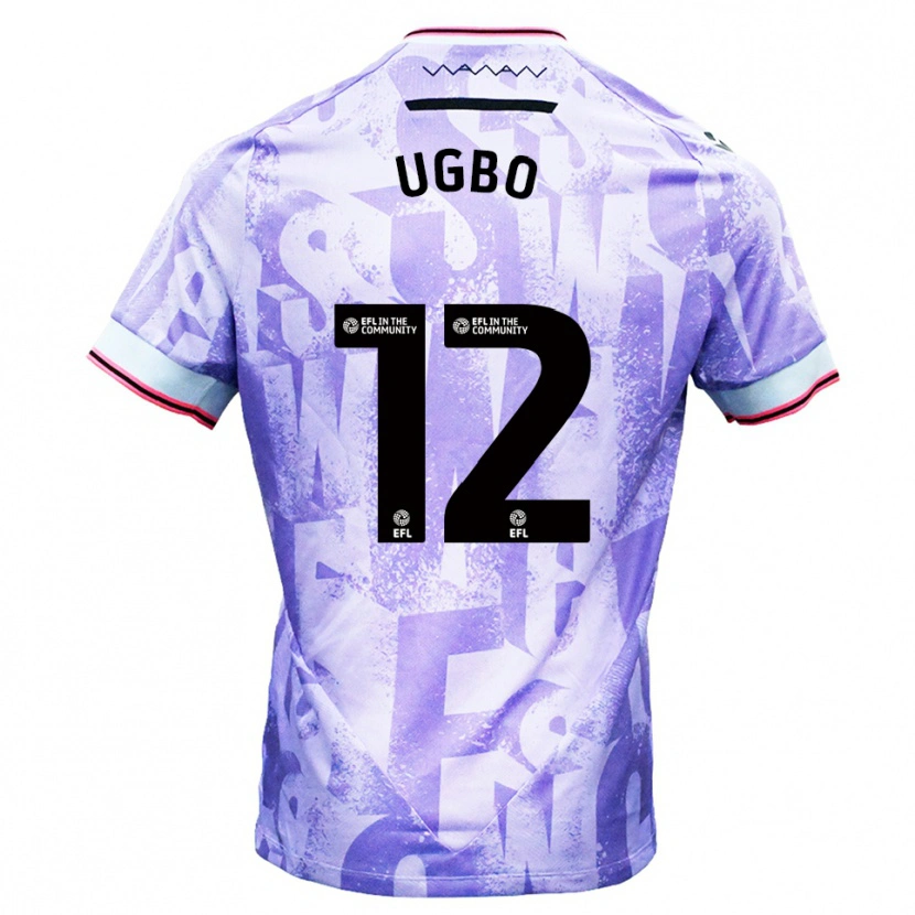 Danxen Women Iké Ugbo #12 Lilac White Away Jersey 2025/26 T-Shirt
