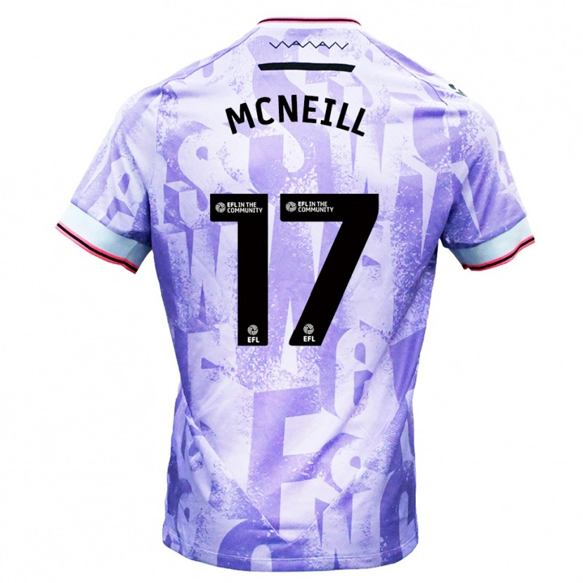 Danxen Women Charlie Mcneill #17 Lilac White Away Jersey 2025/26 T-Shirt