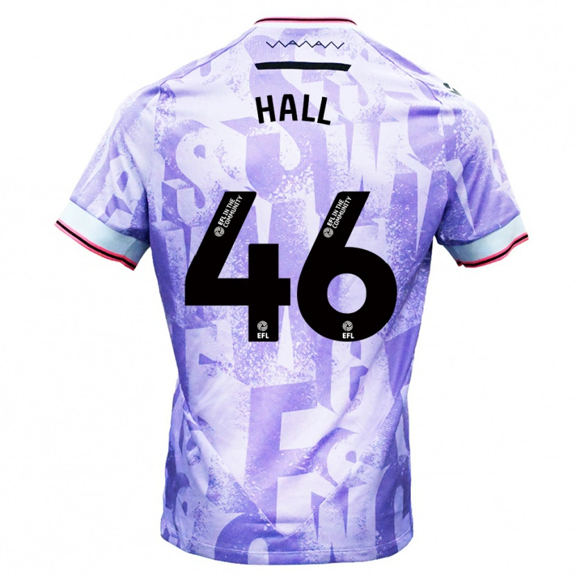 Danxen Women Jack Hall #46 Lilac White Away Jersey 2025/26 T-Shirt