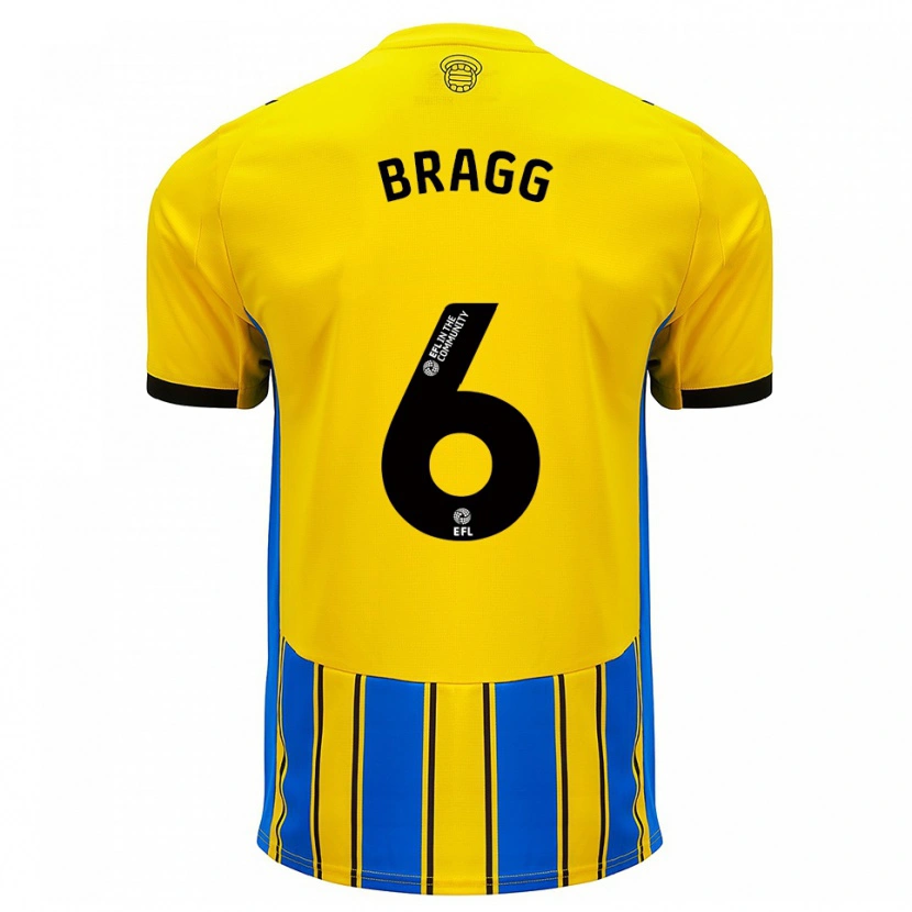 Danxen Women Cameron Bragg #6 Blue Yellow Away Jersey 2025/26 T-Shirt