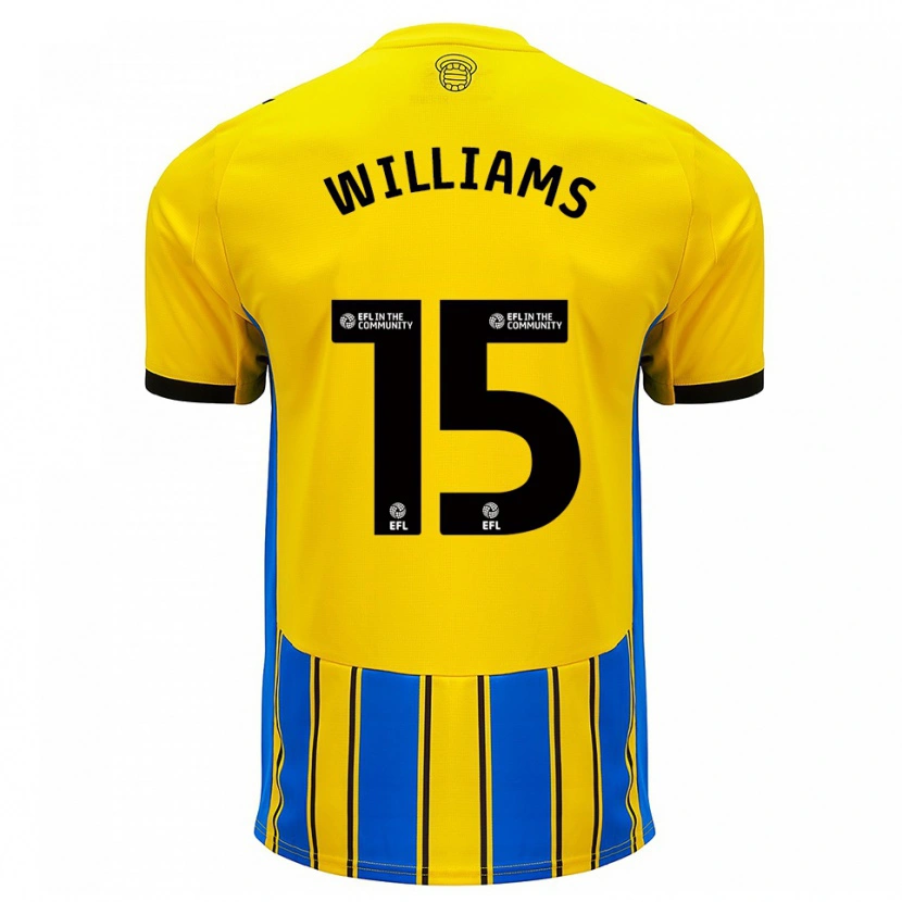 Danxen Women Barnaby Williams #15 Blue Yellow Away Jersey 2025/26 T-Shirt