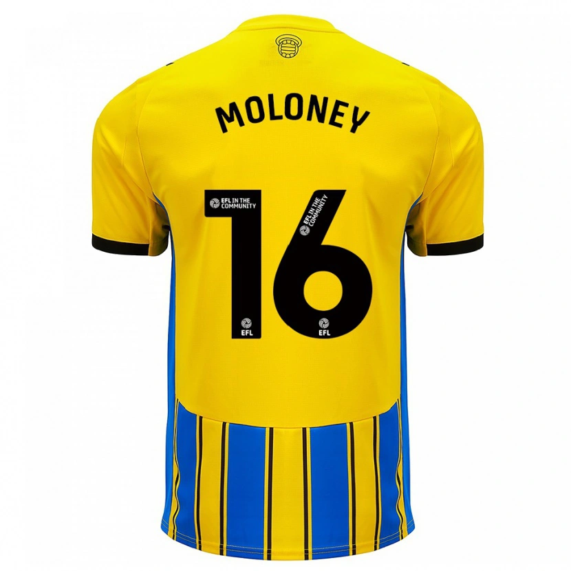 Danxen Women George Moloney #16 Blue Yellow Away Jersey 2025/26 T-Shirt