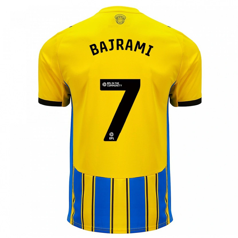 Danxen Women Klevi Bariami #7 Blue Yellow Away Jersey 2025/26 T-Shirt