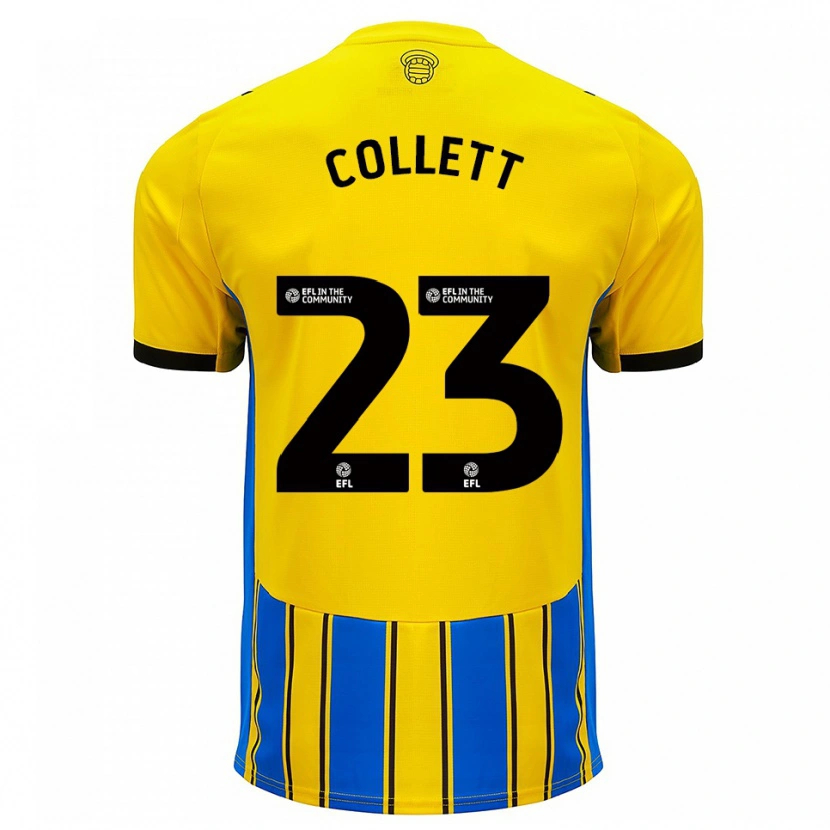 Danxen Women Megan Collett #23 Blue Yellow Away Jersey 2025/26 T-Shirt