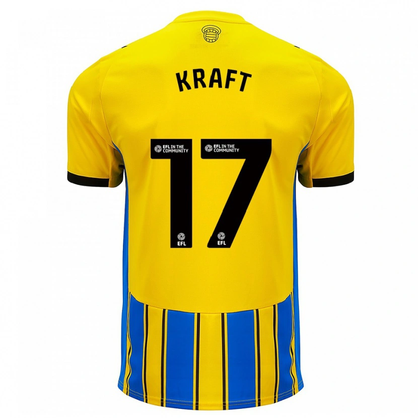 Danxen Women Emily Kraft #17 Blue Yellow Away Jersey 2025/26 T-Shirt