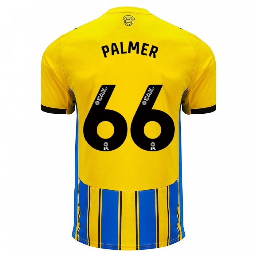 Danxen Women Aimee Palmer #66 Blue Yellow Away Jersey 2025/26 T-Shirt